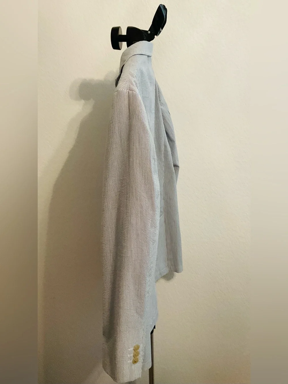 Jos. A. Bank Light Blue Seersucker Sport Coat - Two-Button Blazer